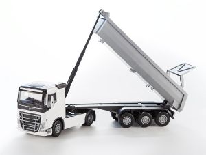 EMEK22352 - VOLVO FH16 4x2 weiß mit 3-achsiger Kippmulde