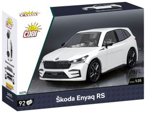 COB24575 - SKODA Enyaq RS weiß - 92 Teile