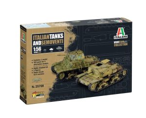 ITA25768 - Italienische Panzer und Selbstfahrlafetten zum Zusammenbauen und Bemalen