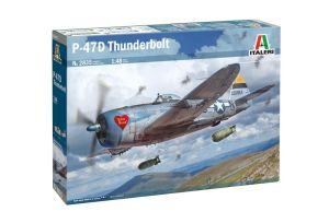 ITA2835 - Kampfflugzeug REPUBLIC P-47D Thunderbolt zum Zusammenbauen und Bemalen