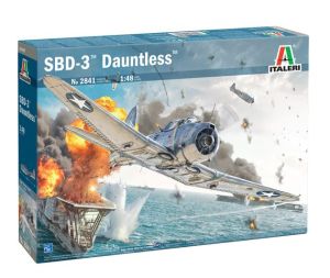 ITA2841 - DOUGLAS USN SBD-3 Duantless Bomber zum Zusammenbauen und Lackieren