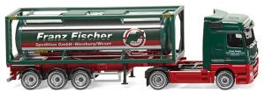 WIK053603 - MERCEDES Actros 4x2 mit 3-Achs-Anhänger und 30-Fuß-Tankcontainer