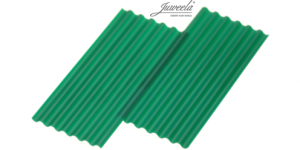 JUW23256 - 15 grüne Blätter Abmessungen 7;81 x 3;44 x 0;07 cm