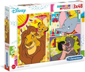 CLE25236 - Puzzles 3x48 Teile DISNEY Animals - 32x22 cm