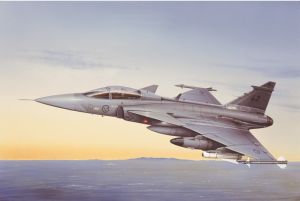 ITA2638 - Baubares Jagdflugzeug JAS 39 A Gripen mit Lackierung