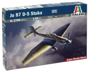 ITA2709 - JU 87 D-5 Stuka Bomberflugzeug zum Zusammenbauen und Lackieren