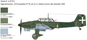 ITA2769 - Flugzeug JU 87 B-2/R-2 Stuka Picchiatello zum Zusammenbauen und Lackieren