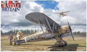 ITA2801 - FIAT CR 42 Falco Flugzeug zum Zusammenbauen und Lackieren