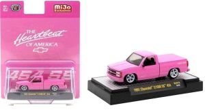 M2M-31500-MJS76 - Chevrolet C1500 SS 454, Baujahr 1991, pink, THE HEARTBEAT OF AMERICA, in Blisterverpackung