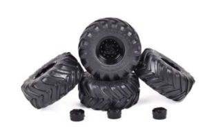 AT3200205 - 4 MICHELIN Mega Xbib 750/560-R26 Reifen mit schwarzen Felgen