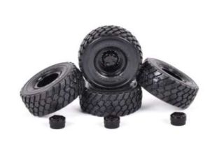 AT3200206 - 4 MICHELIN XLD 650-560-R25 Reifen mit schwarzen Felgen