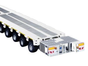 IMC33-0211 - Modul-Auflieger Serie K25 + Deichsel, 2x6 Achsen, weiß