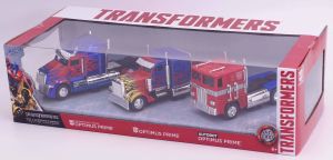 JAD33396 - 3er Pack TRANSFORMERS LKW - OPTIMUS Prime