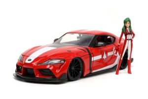 JAD33679 - TOYOTA Supra 2020 avec Miriya STERLING ROBOTECH rouge