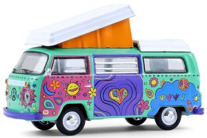 GREEN36120-C - VOLKSWAGEN Typ 2 1973 – Westfalia Campmobil – Musikfestival-Van