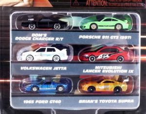 JAD37292 - 6er-Pack NANO FAST & FURIOUS Autos