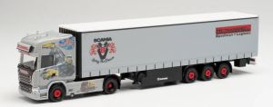 HER313483 - SCANIA R TL G. 4x2 mit Planenanhänger 3 Achsen HP Transped