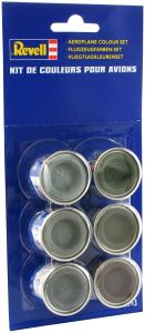 REV32343 - 6 Töpfe Enamel Paint 14 ml Farben für Flugzeuge