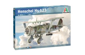 ITA2819 - Flugzeug Henschel Hs 123 zum Zusammenbauen und Lackieren