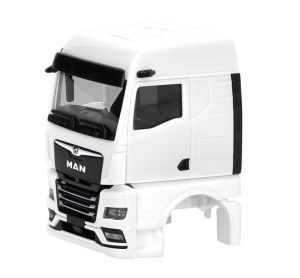 HER086370 - MAN TGX GM cab with rear-view camera, white – 2 parts to assemble