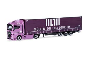 HER320801 - MAN TGX GM 4x2 mit 3-Achs-Anhänger MULLER – DIE LILA LOGISTIK