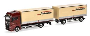 HER962223 - MAN TGX GX 4x2 with body and 1+1-axle SCHONHOLZER trailer