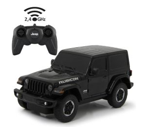 JAM405196 - JEEP Wrangler JL schwarz mit getönten Scheiben – ferngesteuert