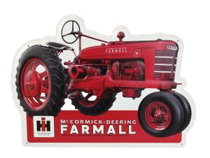 42055 - Letrero metálico en relieve McCORMICK-Deering FARMALL - 45x32 cm