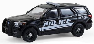GREEN43050-D - FORD Police Interceptor Utility 2023 – Whitestown Police Department aus der HOT PURSUIT-Serie (Blisterverpackung)