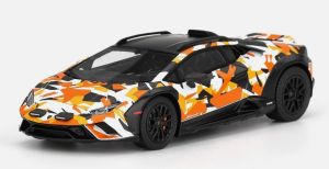 TSM430851 - LAMBORGHINI Huracan Sterrato All-Terrain 2024 Weiß Orange und Schwarz