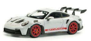 SOL4314802 - PORSCHE 911-992 GT3 RS 2023 Eisgrau Metallic mit roten Akzenten
