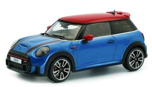 SOL4315003 - MINI Cooper – JOHN COOPER WORKS 2023 Metallicblau mit rotem Dach