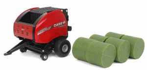 ERT44280 - CASE IH RB565 Rundballenpresse mit Ballen