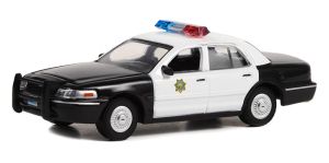 GREEN44980-B - FORD Crown Victoria Interceptor 1998 aus dem Film RENO 911! in Blisterverpackung