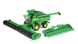 ERT45995 - JOHN DEERE S7 800 Mähdrescher mit 2 Schneidwerken