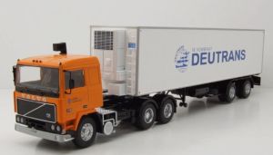PRX47217 - VOLVO F12 6x4 1980 mit 2-achsigem Kühlauflieger - DEUTRANS