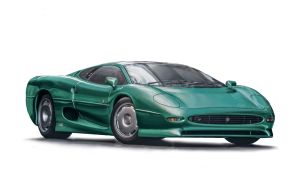 ITA3631 - JAGUAR XJ 220 zum Zusammenbauen und Lackieren