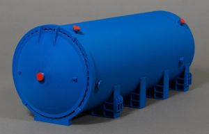MSM5205/01 - Autoklav – blau – L 412 x B 142 x H 138 mm