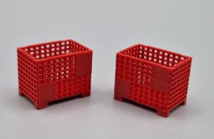 MSM5471/05 - rote Drahtgitter-Palettenboxen – L 24 x B 16 x H 19,4 mm
