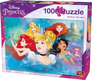 KING55992 - Puzzle 1000 Teile Disney Princessese