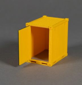 MSM5701/01 - 5-Fuß-Materialbehälter – Gelb – L 44 x B 32 x H 45,2 mm
