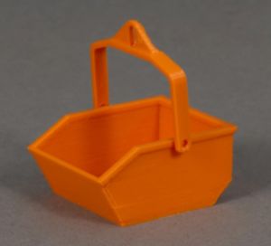 MSM5803/02 - Bauschuttcontainer – Orange – L. 31 x B. 25,9 x H. 34,3 mm