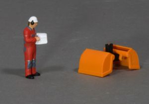 MSM5805/03 - Greifer – Orange – L 33,6 x B 20 x H 17,5 mm