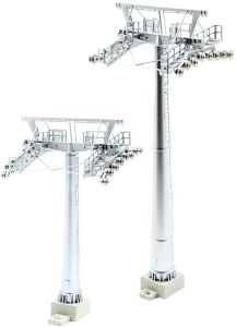 JC50400 - 2 Stangen von 12 cm und 16 cm für Skilift in 1/87