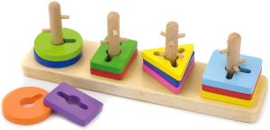 VIG50968 - Formen zum Ziehen und Stapeln aus Holz