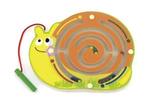VIG59966 - Schnecke Magnetisches Labyrinth aus Holz.