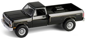 GREEN62040-C - DODGE Ram Power Prospector 1981 schwarz aus der TV-Serie Das A-Team in Blisterverpackung