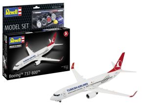 REV63772 - Turkish Airlines Boeing 737-800 Flugzeug zum Zusammenbauen und Bemalen