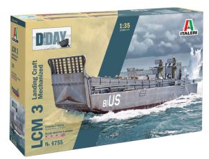 ITA6755 - LCM 3 Militärboot Zum Zusammenbauen und Lackieren