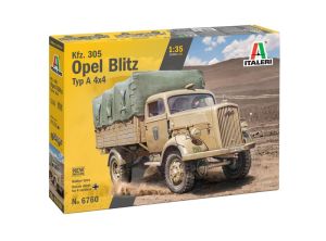 ITA6760 - Opel Blitz Kfz.305 Typ A 4x4 Militärfahrzeug (Montage und Bemalung erforderlich)